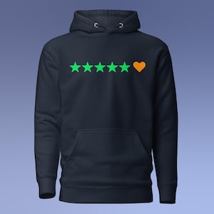 Letterbox 5 Stars + Heart Unisex Hoodie