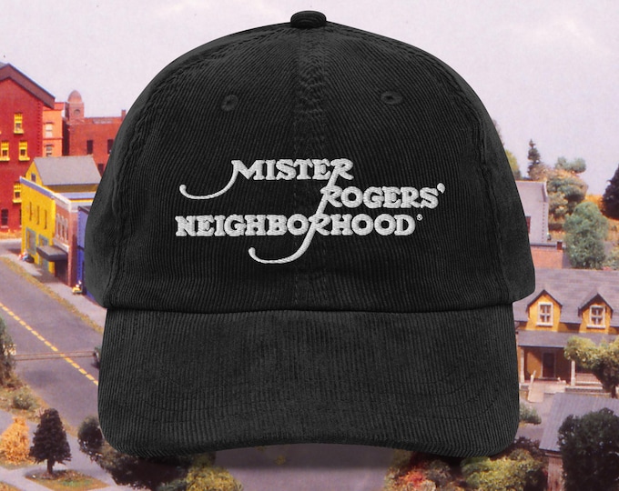 Mister Rogers' Neighborhood corduroy cap