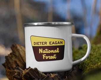 Dieter Eagan National Forest Camper Mug | Lumon Industries Employee Provisions | Severance Apple TV+