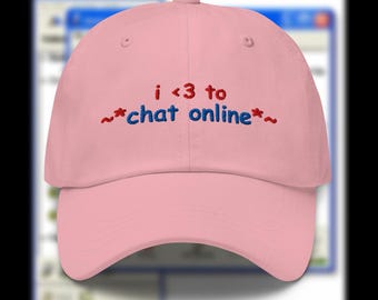 i <3 to chat online hat