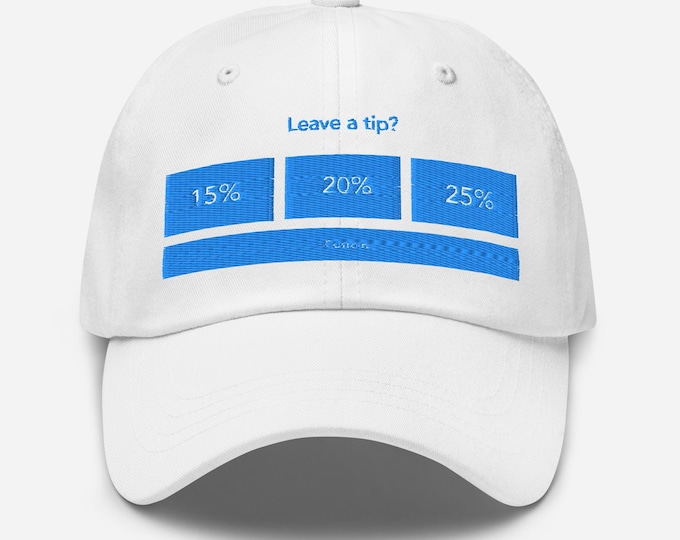 Leave a tip? Hat