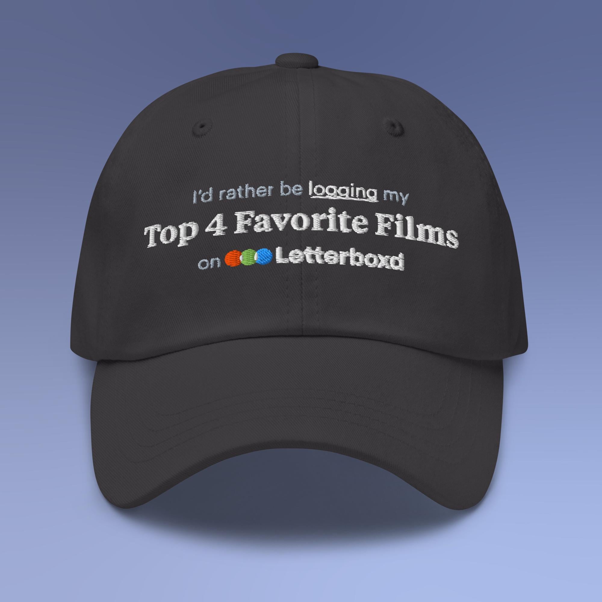 Je préfère poster mes 4 films préférés sur un chapeau Letterboxd