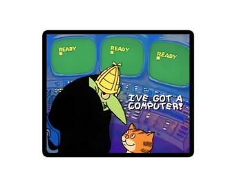 I've got a computer! sticker | Corvax from Muzzy in Gondoland | BBC Language Course | 90s nostalgia