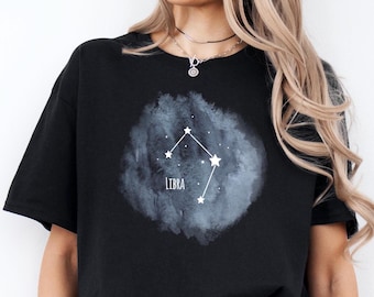 Libra Shirt, Zodiac T-Shirt, Libra Tee, Zodiac Sign Tee, Horoscope Birthday Shirt, Night Sky Shirt, Stars T-Shirt, Libra T-Shirt