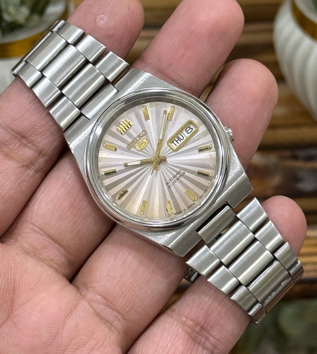 時計 SEIKO 5 Vintage Original Seiko 5 Automatic Champagne Dial 7s26 Men's Watch
