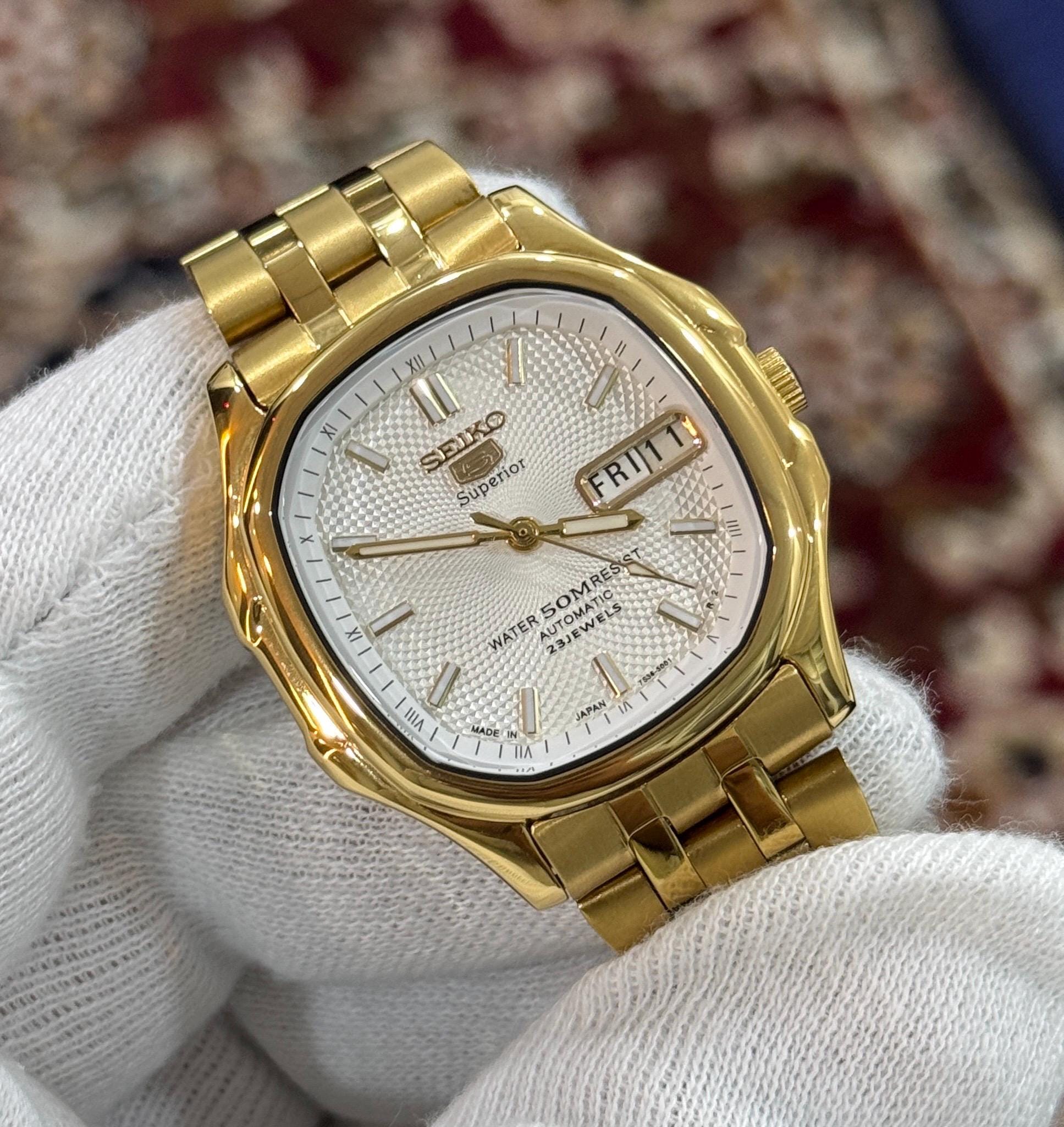 SEIKO QUARTZ SUPERIOR 本体 ゴールドカラー Seiko Superior - Etsy