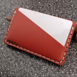 Cartera de cuero de primera calidad, hecha a mano, personalizada, cuero, regalo, personalizada, billetera grabada personalizada, tarjetero, clip para billetes