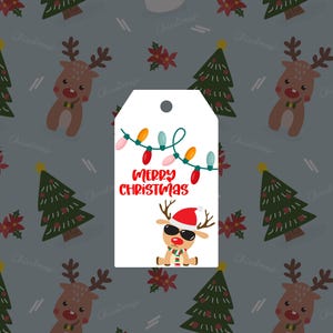 Editable Christmas Gift Tag / Personalized Gifts / Christmas Tag Template / Personalized Gift Tag / Printable Gift Tag / Christmas 2024