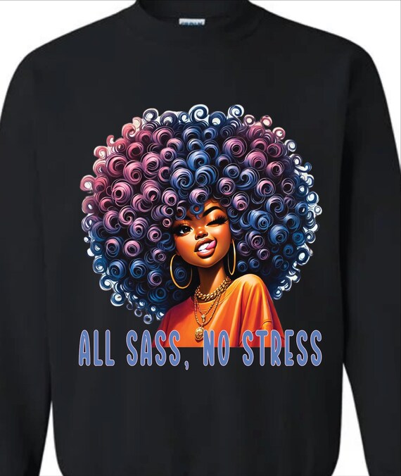 Afro Girlz ALL SASS T-shirt (Unisex)