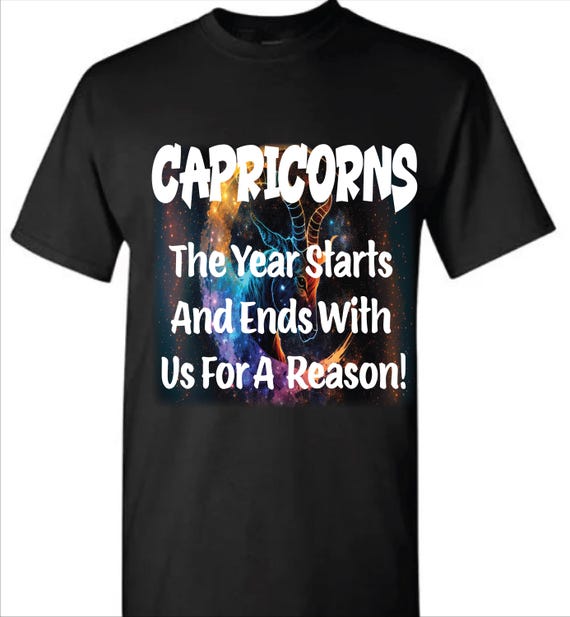 Capricorn Zodiac T-shirt (Unisex)