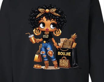 Boujie Boop-sweatshirt (uniseks)