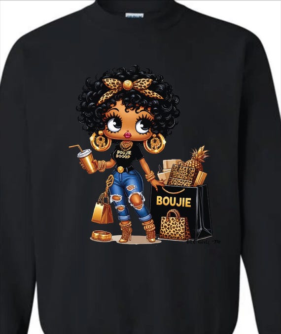 Boujie Boop  Sweat Shirt (Unisex)
