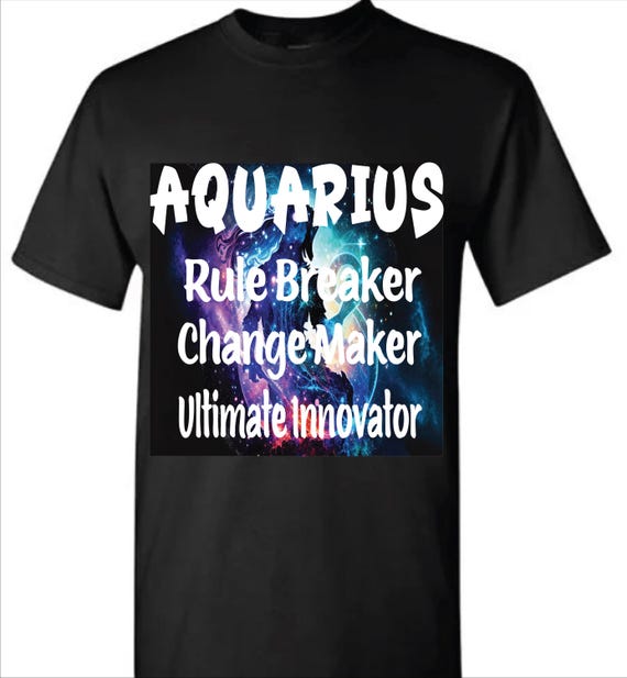 Aquarius Zodiac T-shirt (Unisex)