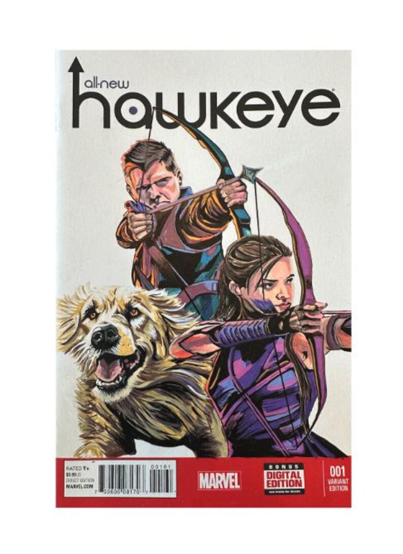 Hawkeye Letters Hawkeye #1 Comic Book Blank Cover Art Photo Print - Etsy