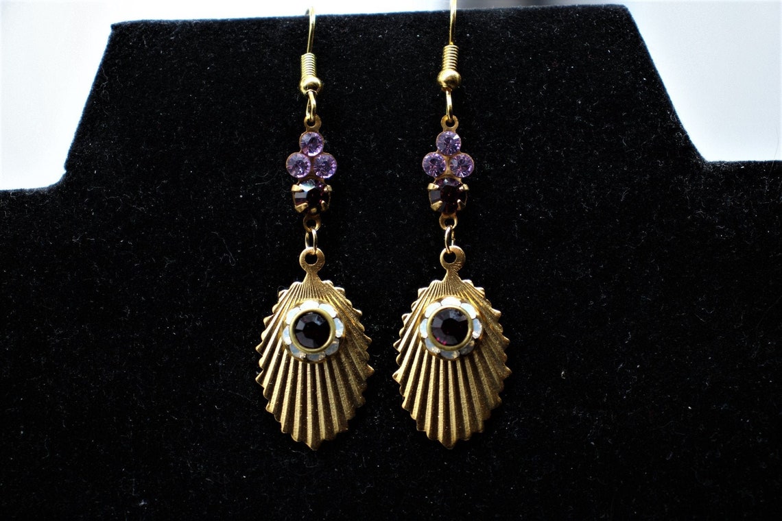 Swarovski fan earrings Clearance