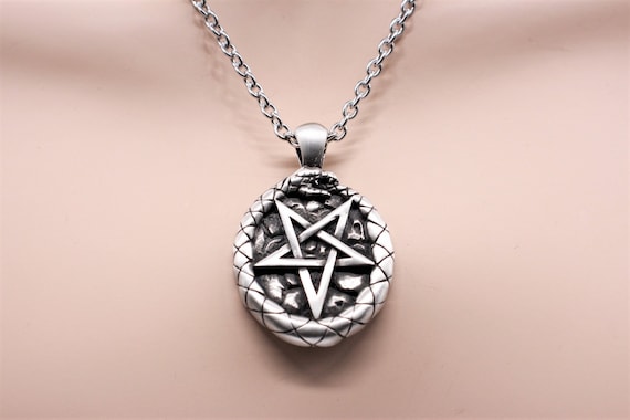 Collana Con Pentagramma Celtico In Argento Sterling - Foto 9