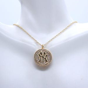 NY ヤンキース ロゴsilverネックレス チャーム ペンダント Yankees pendant - Etsy 日本