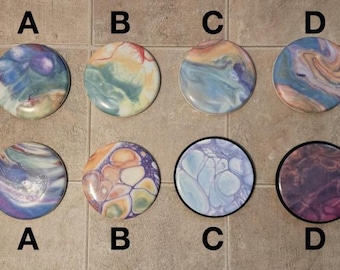 Mini marcador teñido personalizado (colores y plásticos surtidos) para disc golf: ¡elige el tuyo!