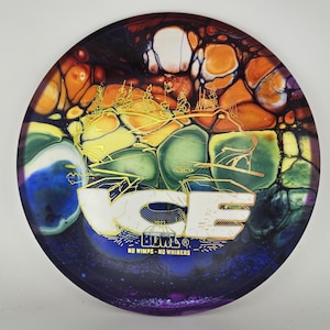 Custom Dyed Axiom Fission Crave (2023 Ice Bowl), 171g -  Disc Golf Fairway Driver - &quot;Polar Spectrum&quot;