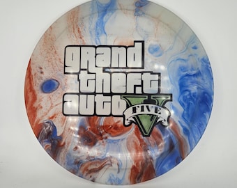 Driver de golf de calle Discmania Active Premium Glow Rockstar teñido a medida, 174 g - "Se busca"