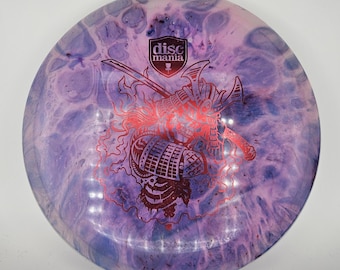 Putter de disc golf Discmania Active Premium Glow Shogun teñido a medida - "Shinobi Mist"