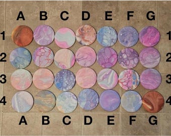 Mini marcador Trash Panda teñido personalizado 100 % plástico reciclado (colores surtidos) para disc golf: ¡elige el tuyo!