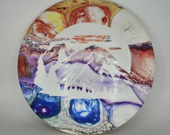 Driver de golf de disco de 173 g con teñido personalizado Westside Tournament Destiny - "Messy Peaks"