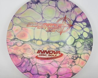 Putter de disc golf Innova Star Mirage teñido a medida, 172 g, "Mellow Marbles"
