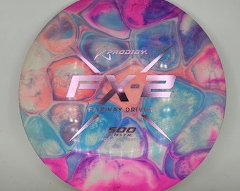 Prodigy 500 FX-2 teñido a medida, 171 g - Driver de calle para disc golf - Celdas estrechas