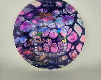 Jester Taffy Dream Weaver teñido a medida, 173 g - Driver de calle para disc golf - "Mariposa Oscura"