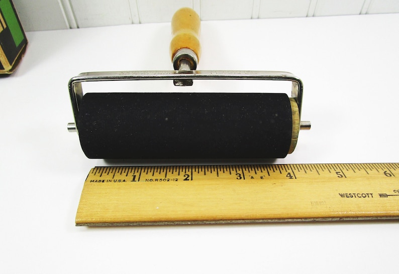 Speedball Brayer for Block Printing Vintage 4 Inch Roller No. Etsy