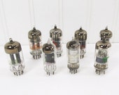 Electronic Tube Lot of Assorted in Boxes UNTESTED Akrad GE Silverton, Motorola, RCA Steampunk Altered Art
