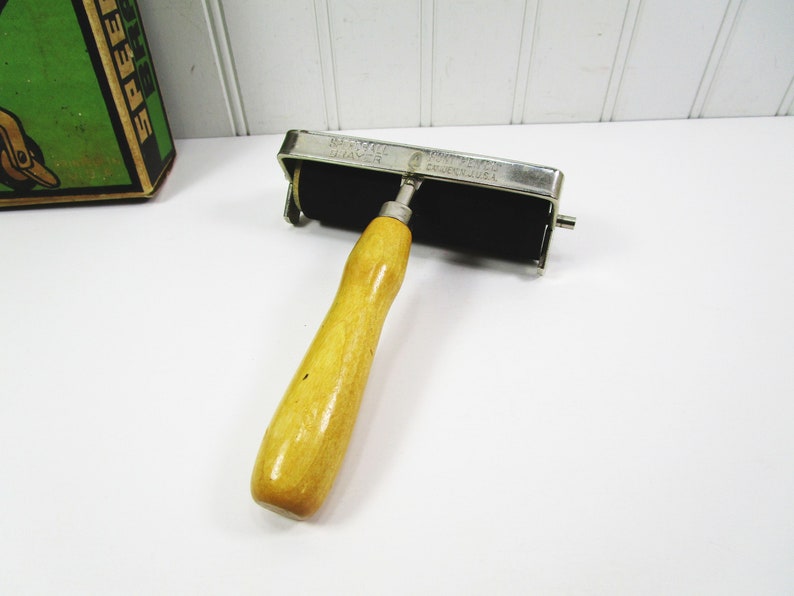 Speedball Brayer for Block Printing Vintage 4 Inch Roller No. Etsy
