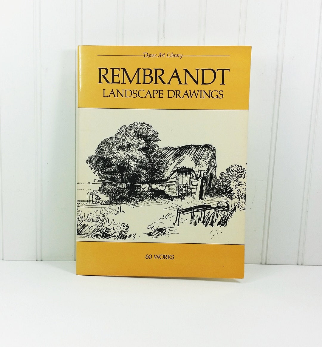 Rembrandt　Art　1981　Etsy　Landscape　Drawings　60　Works　Dover　Library
