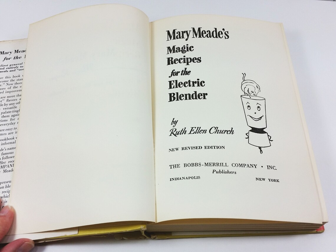 Mary Meade's Magic Recipes for the Electric Blender by Etsy