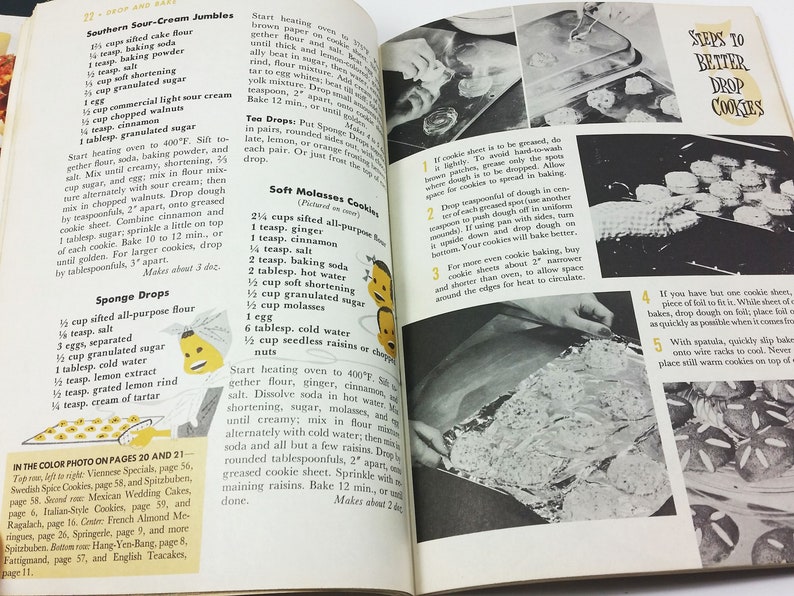 Good Housekeeping Cookbook Collection Lot of 4 Retro Etsy