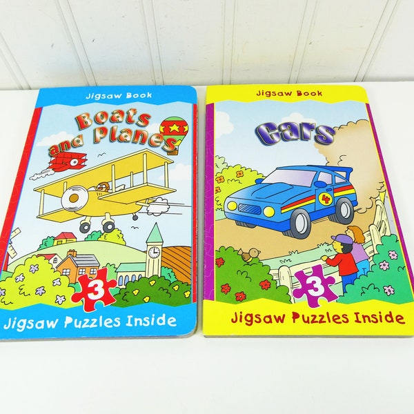 Jigsaw Book Etsy