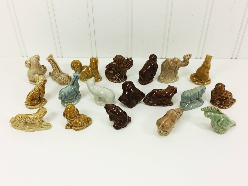 Wade Whimsies American Series 2 Set of 19 Red Rose Tea Animal Etsy