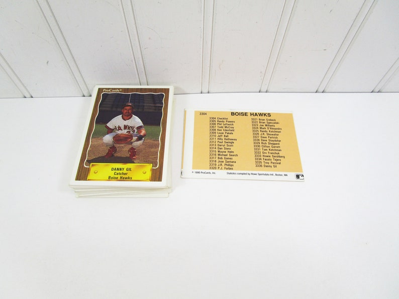 Boise Hawks Baseball Cards Complete 1990 Procards MLB Etsy
