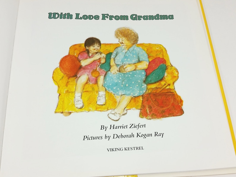 With Love From Grandma By Harriet Ziefert Knitting Grandma Etsy 