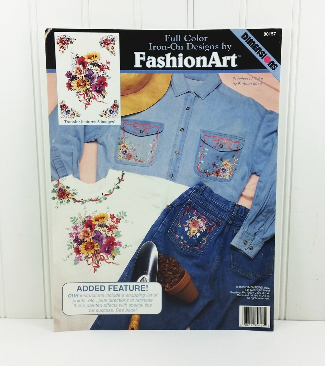 Floral Iron on Transfers Lot of 3 Flower Designs by Etsy