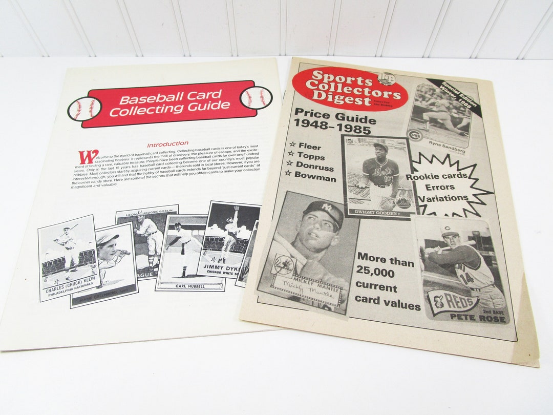 Baseball Card Collecting Guide Sports Collectors Digest Price Guide