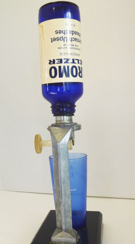 Bromo Seltzer Dispenser Counter Stand Retail Display with