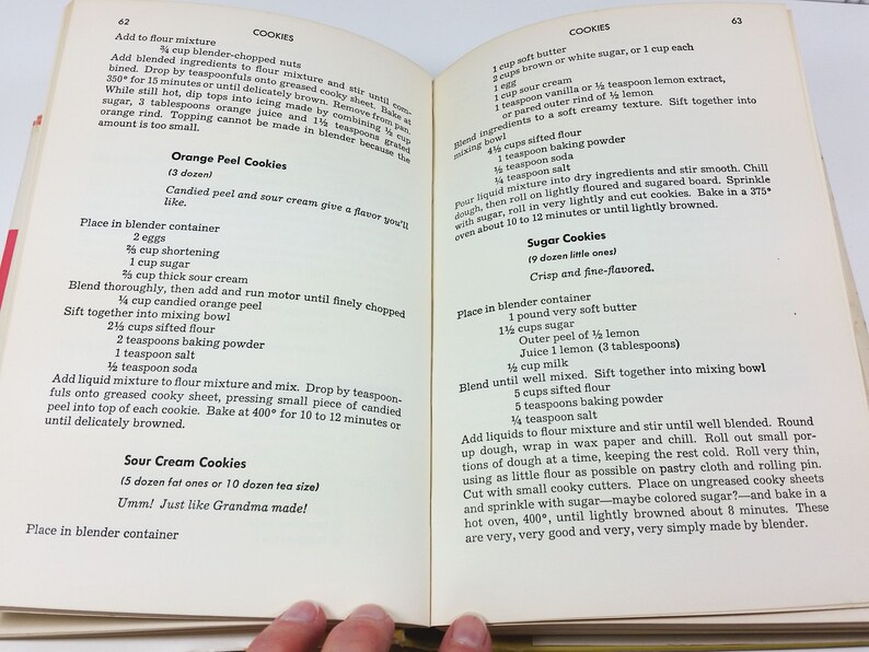 Mary Meade's Magic Recipes for the Electric Blender by Etsy