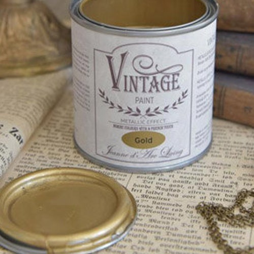 Metallic Gold Paint Natural Furniture Chalk Etsy