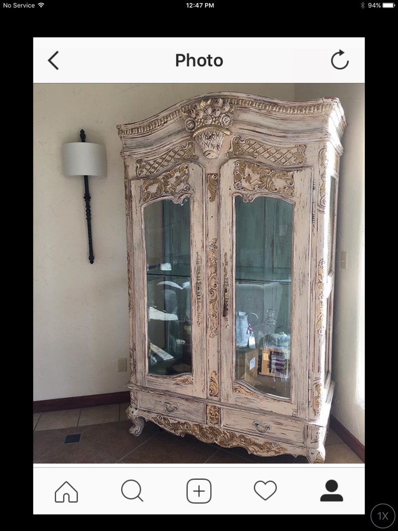 Metallic Gold Paint Natural Furniture Chalk Etsy