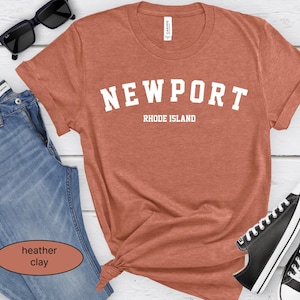 Newport Rhode Island T-shirt, aesthetic Rhode Island apparel, Men&#39;s Newport tshirt, Women&#39;s Newport shirt, Rhode Island apparel
