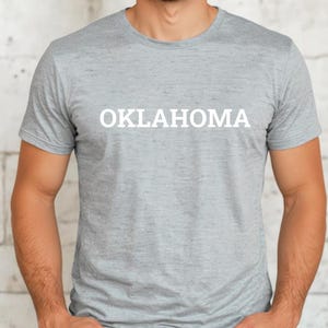Oklahoma T-shirt, kleding Oklahoma, heren-T-shirt, dames-T-shirt, cadeau, thuis, vakantie, patriottisch, uniseks T-shirt, Oklahoma
