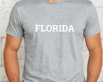 Florida T-shirt, Florida Apparel, Men&#39;s T-shirt, Women&#39;s T-shirt, Gift, Home, Vacation, Patriotic, Unisex T-shirt, Florida