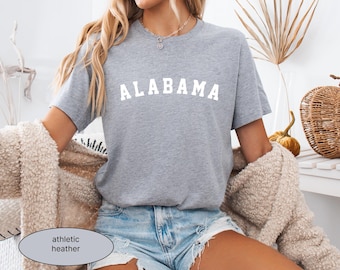 Maglietta Alabama, maglietta vintage Alabama, regalo Alabama, estetica da uomo, da donna, maglietta da football Alabama, t-shirt girocollo Alabama